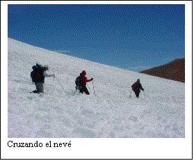 Cuadro de texto:  
Cruzando el nev�
