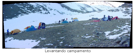 Cuadro de texto:  
Levantando campamento
