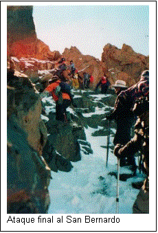 Cuadro de texto:  Ataque final al San Bernardo

